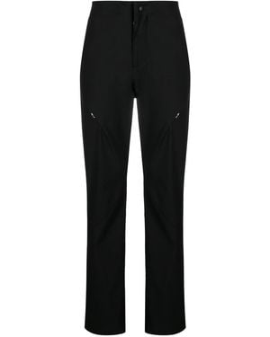 Post Archive Faction PAF High-waist Tapered-leg Trousers - Black