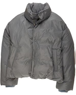Ami Paris Button Padded Jacket - Grey