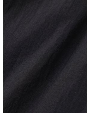and wander Chest-Pocket Chain-Detail Shirt - Black