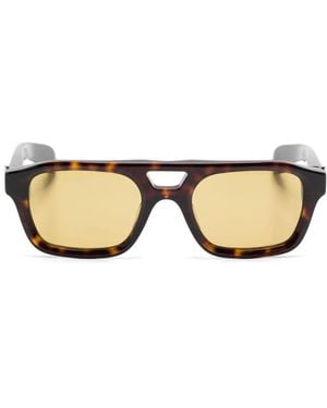 McQueen T-Bar Sunglasses - Natural