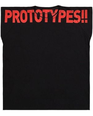 PROTOTYPES Logo-Print T-Shirt - Black