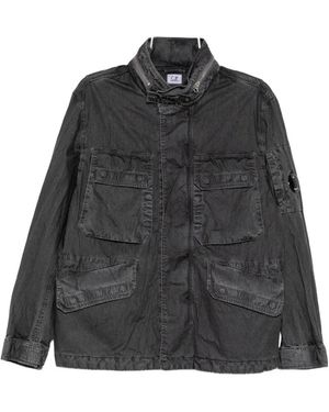C.P. Company Lens-Detail Field Jacket - Black