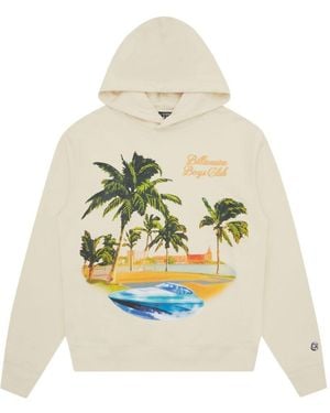 BBCICECREAM Graphic-Print Hoodie - Yellow
