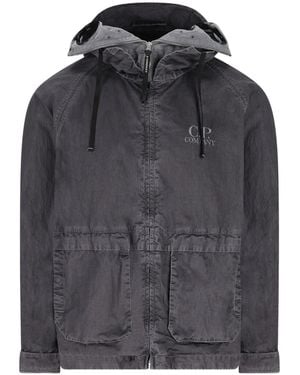 C.P. Company Hooded Pocket Jacket - Grey