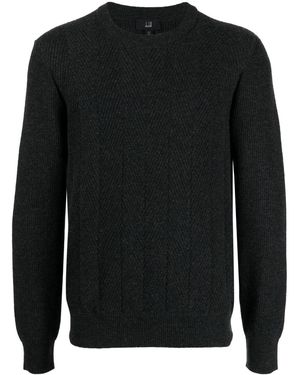 dunhill Crew-Neck Wool Jumper - Black
