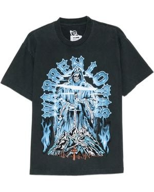 Warren Lotas Graphic-Print T-Shirt - Blue
