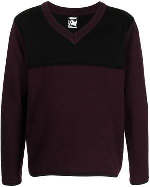 GR10K V-neck Knit Sweater - Multicolor