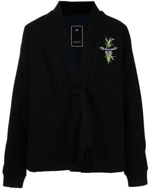 Maharishi Embroidered-logo Jacket - Black