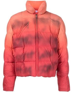 ERL Padded Gradient-Effect Jacket - Pink