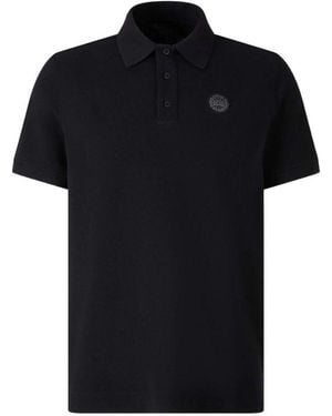 Canada Goose Beckley Logo-Patch Polo Shirt - Black