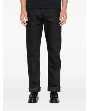 Naked & Famous True Guy Cuffed Jeans - Black