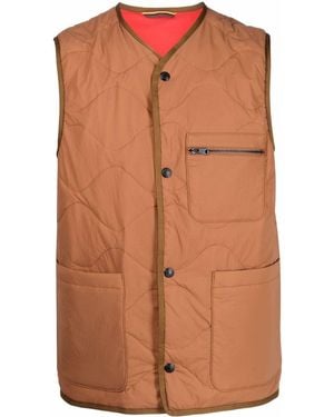 Paul Smith Quilted Wave Gilet - Multicolor