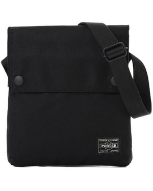 Porter-Yoshida and Co Flap Shoulder Bag - Black