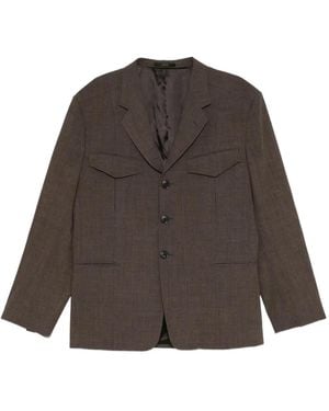 Paul Smith Chest Flap Pockets Blazer - Brown