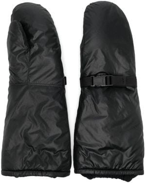 TAKAHIROMIYASHITA TheSoloist. Buckle-Strap Mittens - Black
