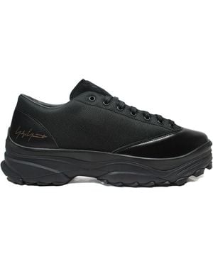 Y-3 Gsg9 Lace-Up Platform Sneakers - Black