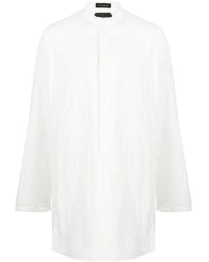 Nicolas Andreas Taralis Long-Sleeve Cotton Shirt - White