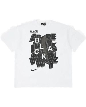 COMME DES GARÇON BLACK X Nike Print T-Shirt - White