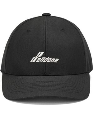 we11done Logo-Embroidered Baseball Cap - Black
