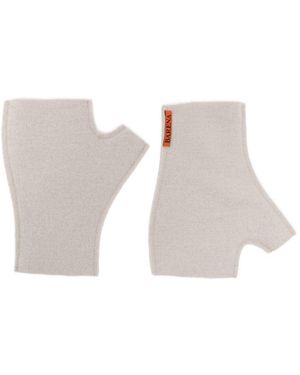 Barena Logo-Patch Gloves - White
