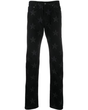 TAKAHIROMIYASHITA TheSoloist. Star Printed Cotton Trousers - Black