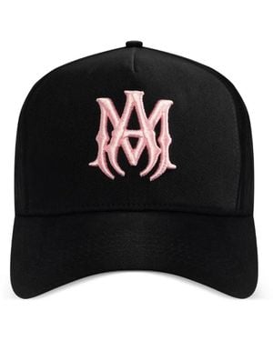 Amiri Ma Cotton Baseball Cap - Black