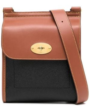 Mulberry Small Antony Leather Bag - Orange