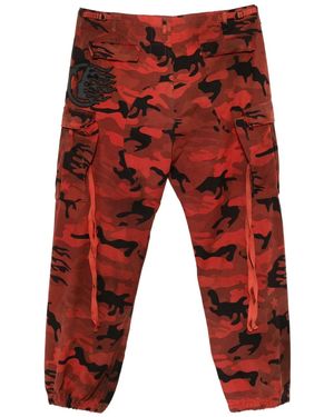 HELLSTAR Embroidered-Logo Trousers