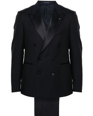 Tagliatore Single-Breasted Suit - Black