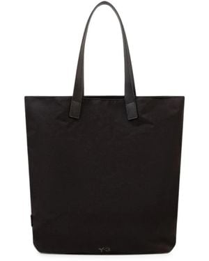 Y-3 Chito Graphic-Print Tote Bag - Black