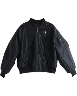 HELLSTAR Logo-Patch Zip-Up Jacket - Black