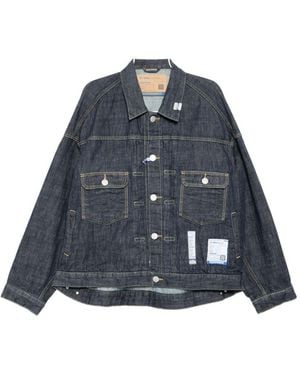 Maison Mihara Yasuhiro Selvage Denim Jacket - Blue