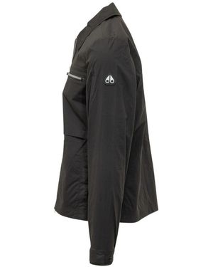 Moose Knuckles Zip Topflight Shirt Jacket - Black