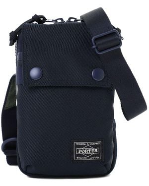 Porter-Yoshida and Co Flap Shoulder Bag - Blue