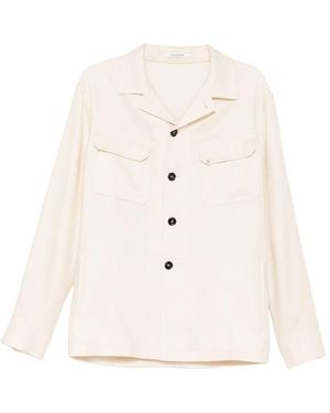 Tagliatore Chest Flap Pockets Jacket - White