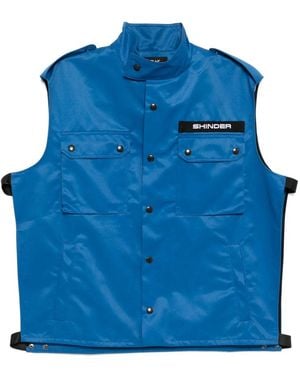 OLLY SHINDER World Service Gilet - Blue
