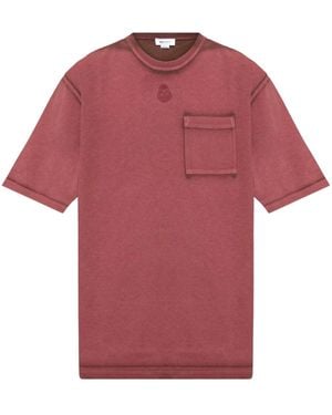 McQueen Logo-Embroidered T-Shirt
