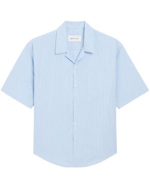 Ami Paris Ccia De Coeur Short Sleeves - Blue