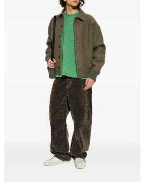 Jacquemus Button Collar Jacket - Green