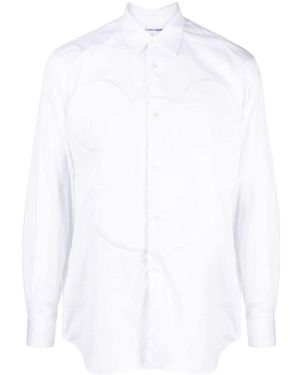 Comme des Garçons X Be@Rbrick Long-Sleeve Cotton Shirt - White