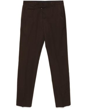 Paul Smith Gabardine-Weave Pants - Black