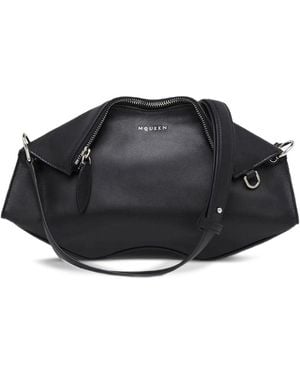 McQueen Zipped Clutch - Black