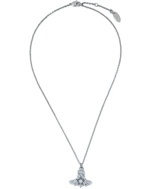 Vivienne Westwood Crystal-Embellished Pendant Necklace - Multicolour