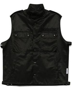 OLLY SHINDER Logo-Print Jacket - Black