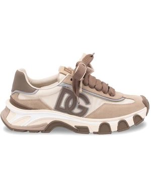 Dolce & Gabbana Luxury Trainers With Personalized Touch - Natural