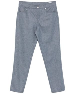 Brunello Cucinelli Wool Trousers - Blue