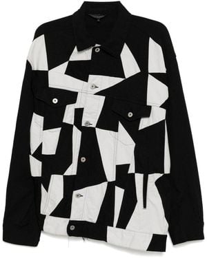 COMME DES GARÇON BLACK Patchwork Jacket - Black