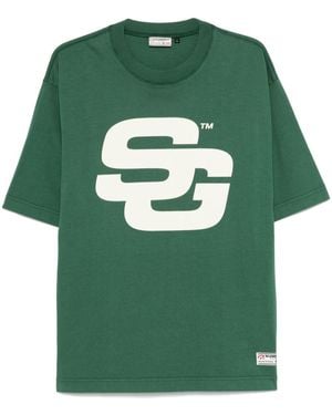 SUMMER GAMES Organic Cotton T-Shirt - Green