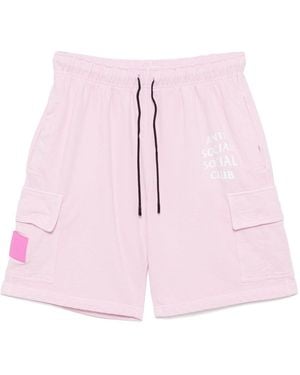 ANTI SOCIAL SOCIAL CLUB Mind Games Shorts - Pink