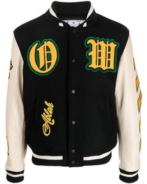Off-White c/o Virgil Abloh Off Graphic Varsity Sn24 - Black